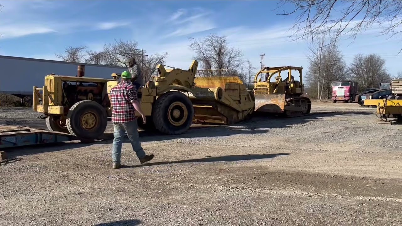 Our newest machine, DW10 Caterpillar push start and test drive!