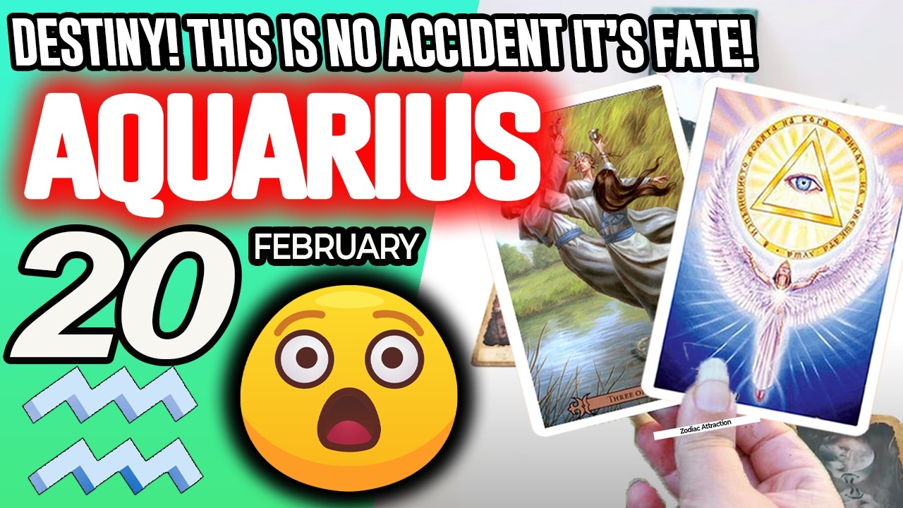 Aquarius ♒😲DESTINY! THIS IS NO ACCIDENT IT’S FATE!👀 horoscope for today FEBRUARY 20 2026 ♒ #aquarius