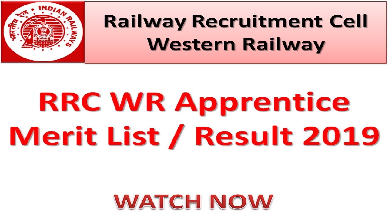 RRC WR Apprentice Merit List / Result 2019 || BSA TRICKY CLASSES
