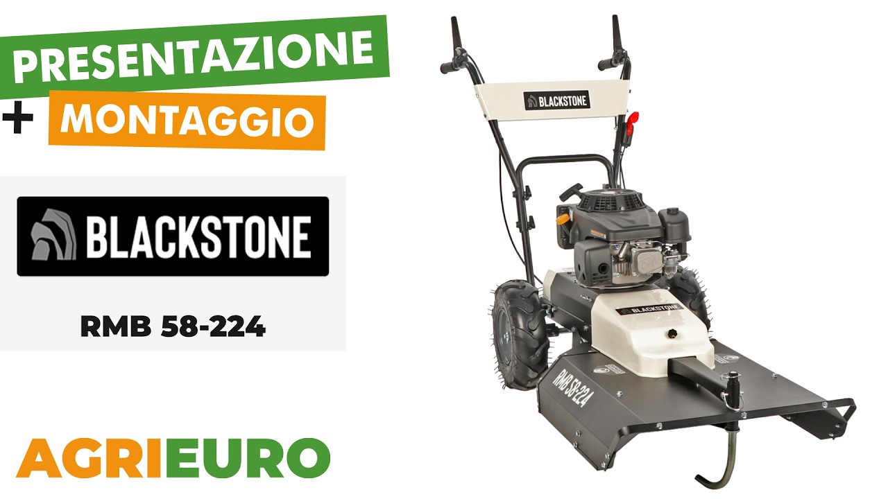 Blackstone RMB 58-225 - Trinciaerba a scoppio - Presentazione e Montaggio