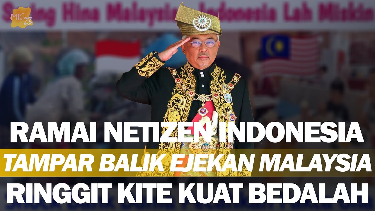 NETIZEN MALAYSIA KAGET ORANG INDONESIA RAMAI-RAMAI TAMPAR BALIK YANG EJEK INDONESIA MISKIN