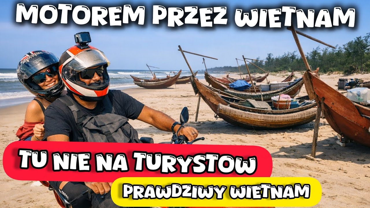 Wietnam, którego nie poznasz z biurem  Szokująca prawda o życiu w wioskach Quảng Trị 🇻🇳 Motocykl