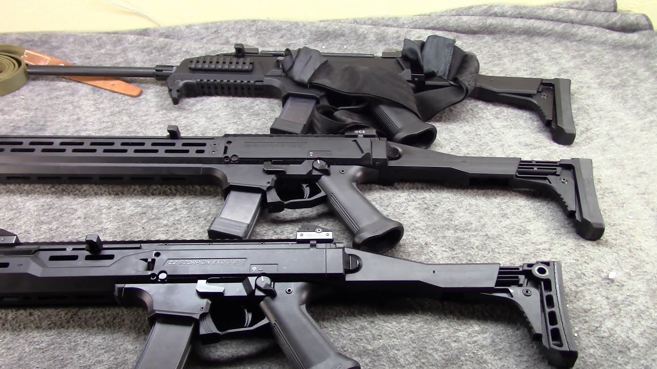 Comparing CZ Scorpion Evo3 Carbine Variants