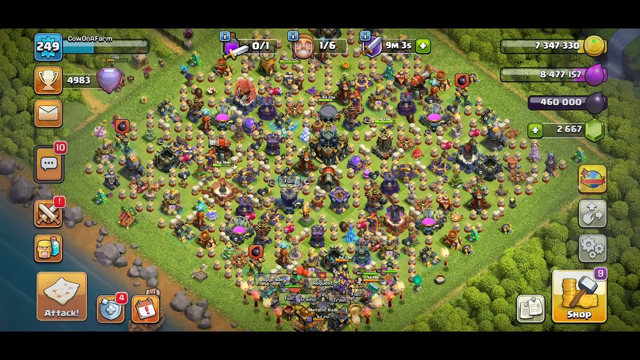 New Best Farming Strategy! Over 1 Million Gold and Elixir per Minute! Mass Valks + Lighting!