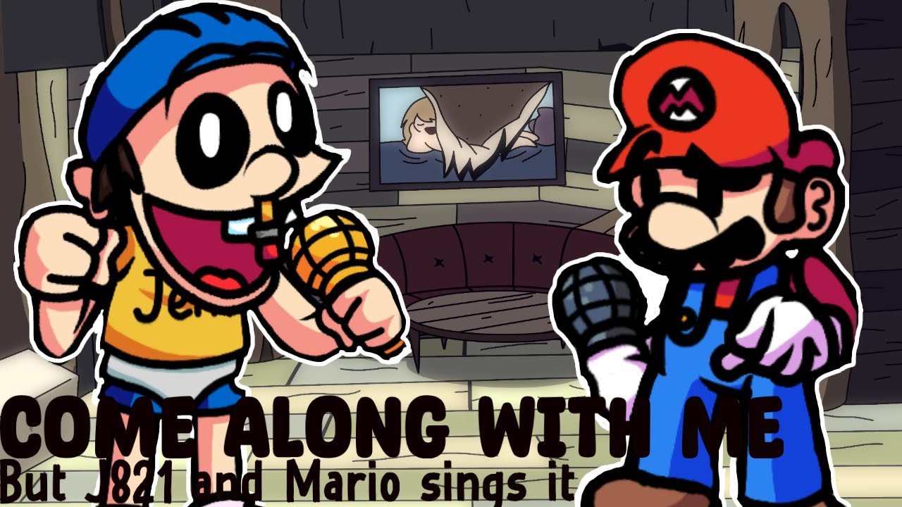 SML Movie: FNF Come along with me but J821 and Mario Sings it🎶(FNF SML Cover)+FLP