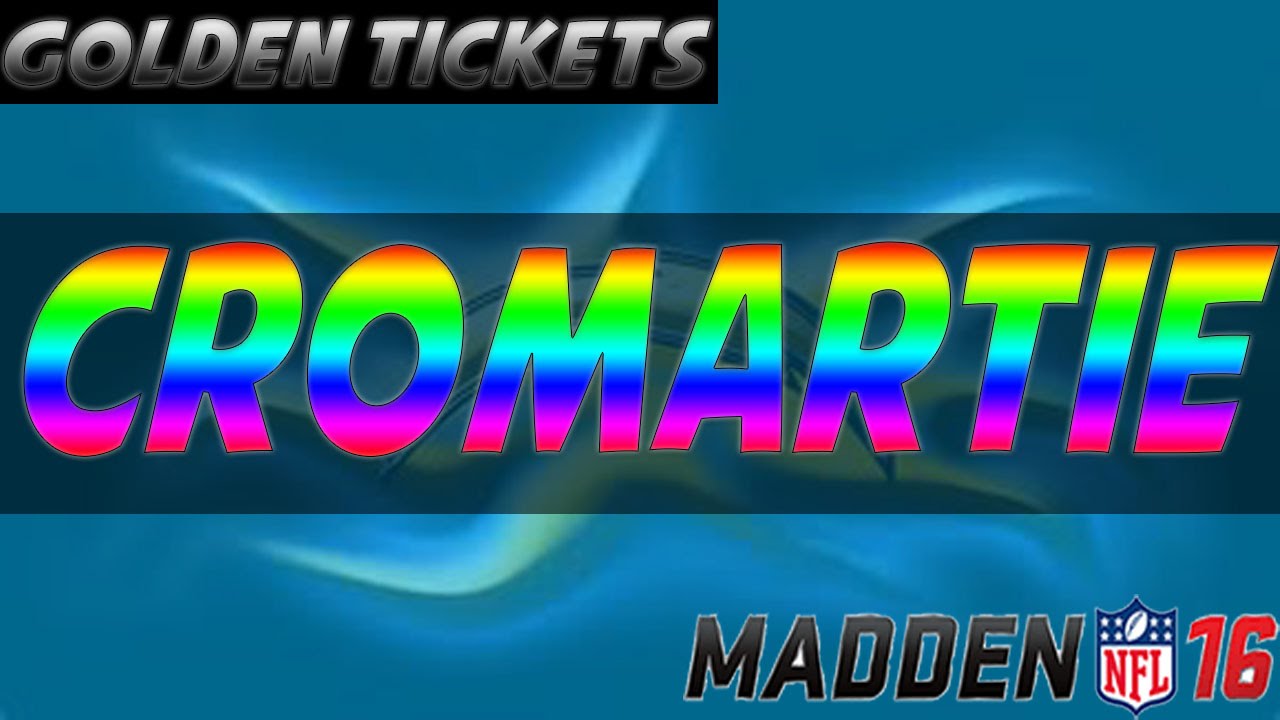 99 GOLDEN TICKET CROMARTIE | MUT 16 Golden Ticket