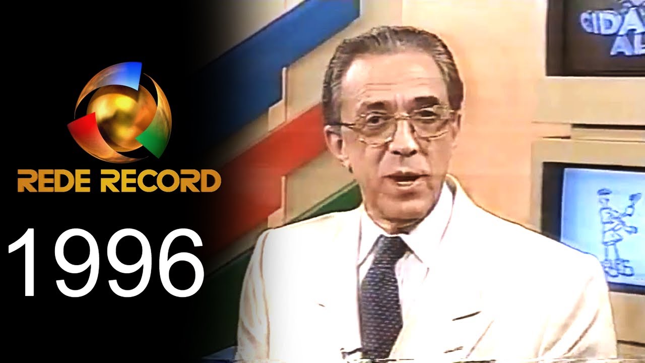 Cidade Alerta estreia em 1996: veja como era a programação da Record!