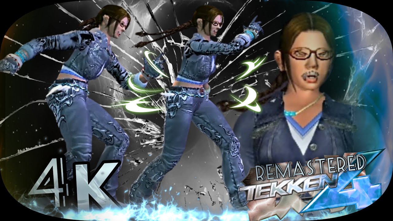Julia ( Lili style T5DR & Capoeira moves ) Tekken 4 Remastered UHD 4K 60 FPS 