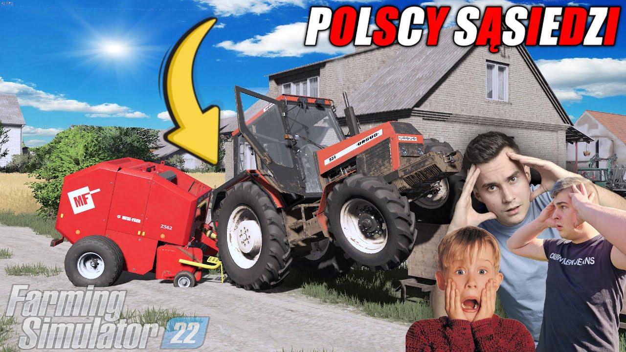 BRAJAN NAROZRABIAŁ!🤬 UDERZYŁ MF'EM I UKRADŁ SŁOME SĄSIADOWI!😱┃POLSCY SĄSIEDZI ┃9 w/ Koliz & HeRoS