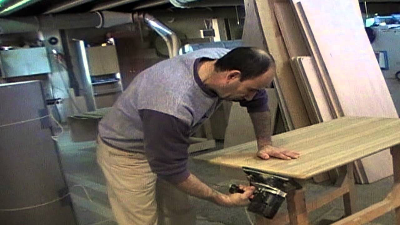 Forma Marine Production of Teak table tops