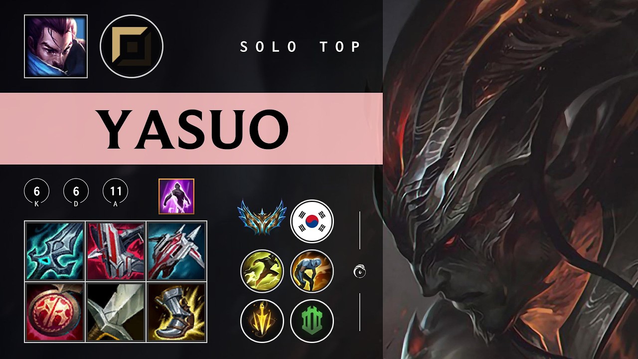 Yasuo Top vs Sejuani - KR Challenger Patch 26.05
