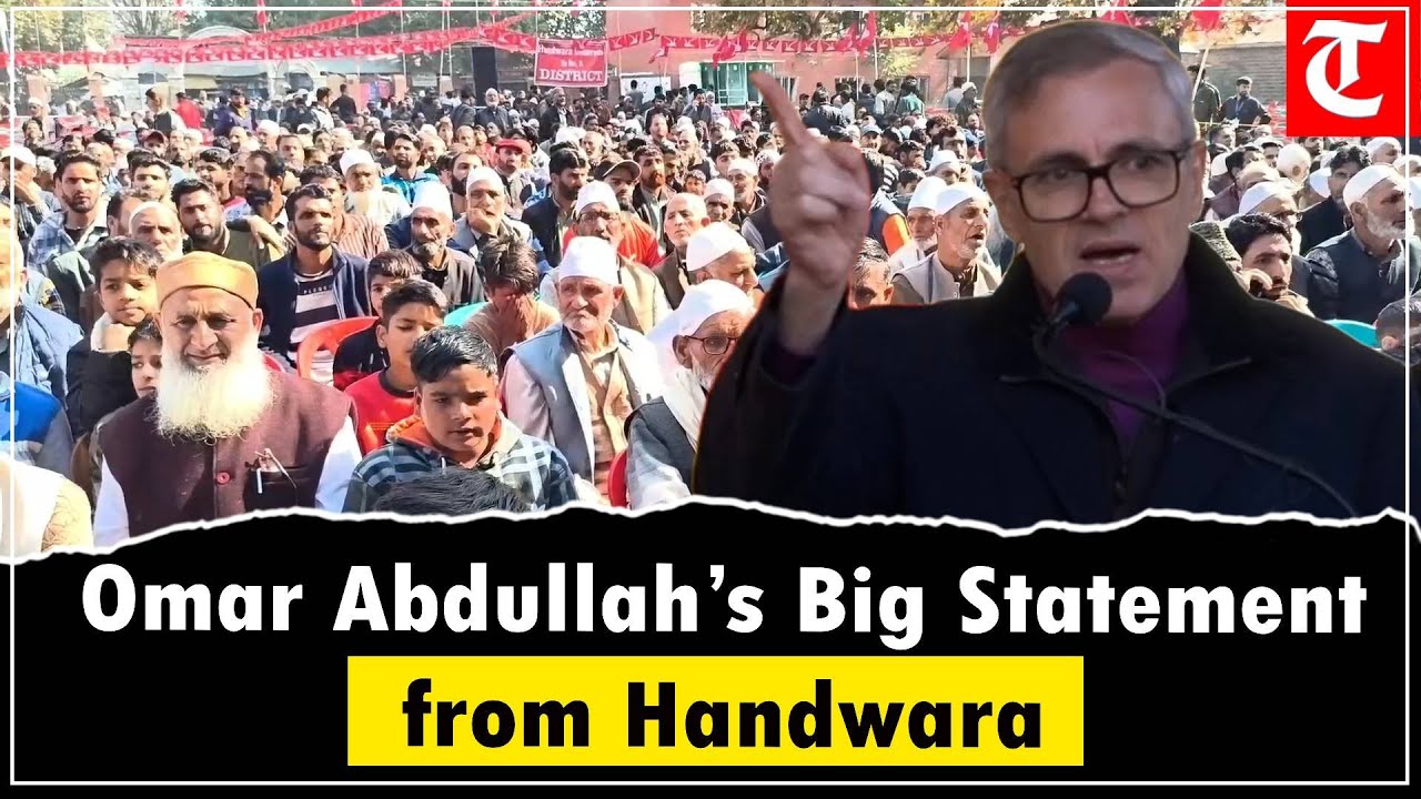 CM Omar Abdullah comments on Rajya Sabha nominations during his visit to Handwara, Kupwara (J&K)