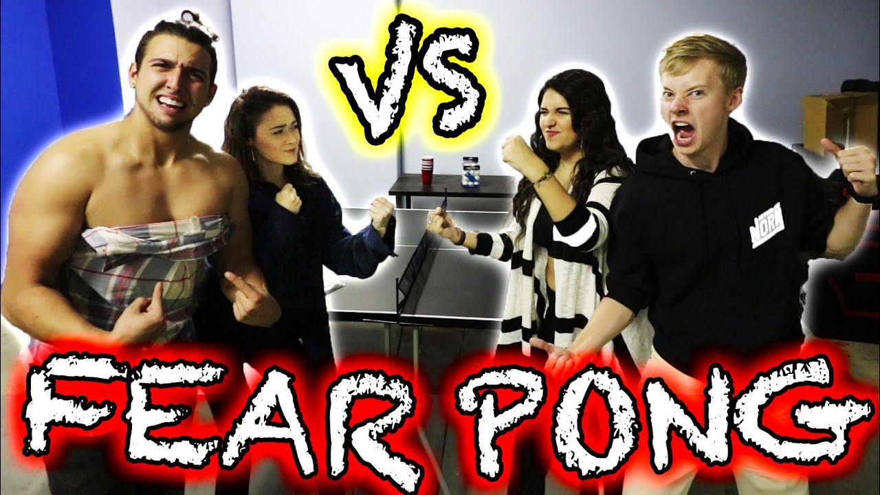 COUPLE VS COUPLE FEAR PONG | Sam Golbach