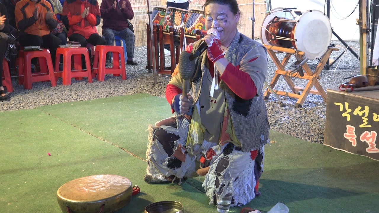 *양푼이*품바의 대부.심금을 울리는 ^울엄마^열창 (언양 작천정 벚꽃축제 )