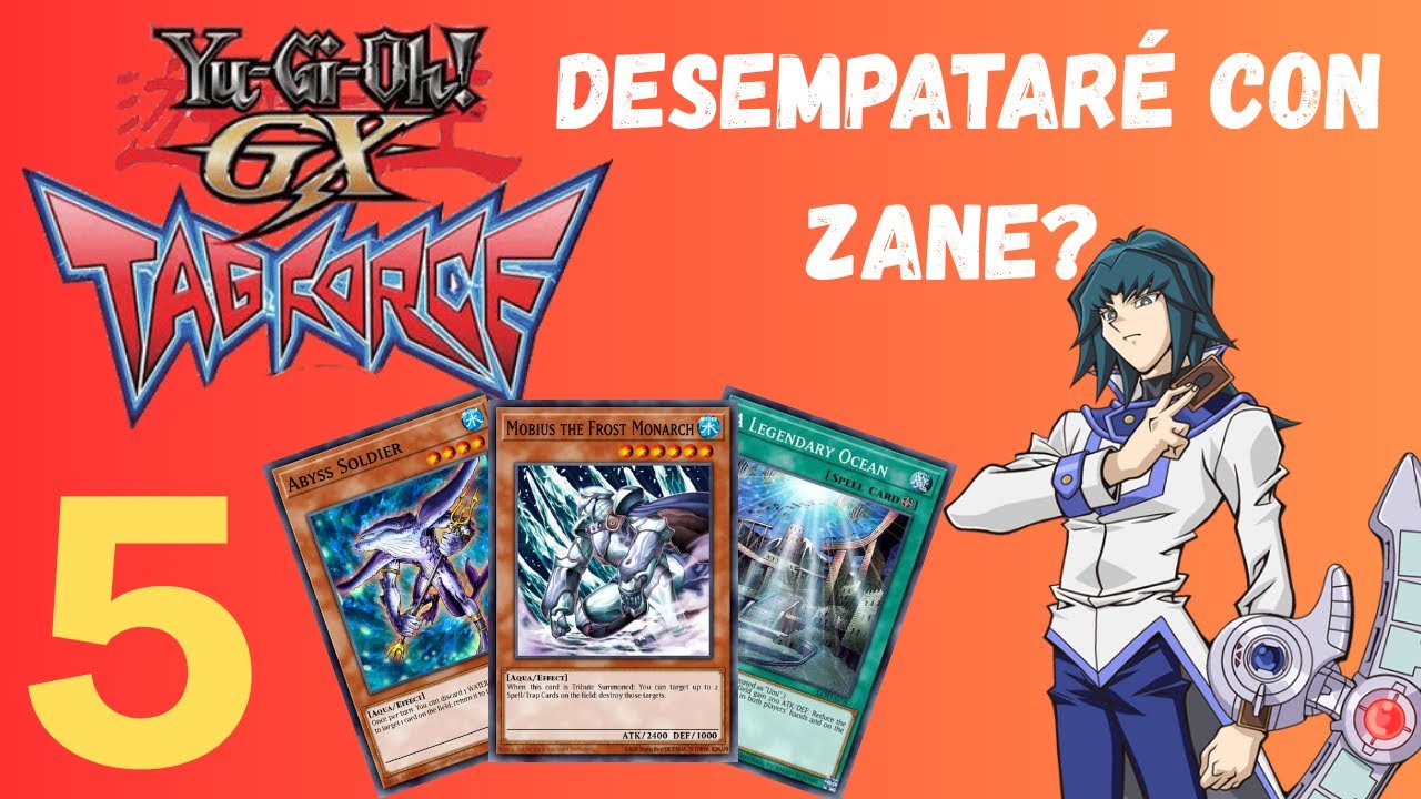 Podré desempatar con Zane? | Mejoramos el deck de agua | YU-GI-OH! TAG FORCE - PARTE 5