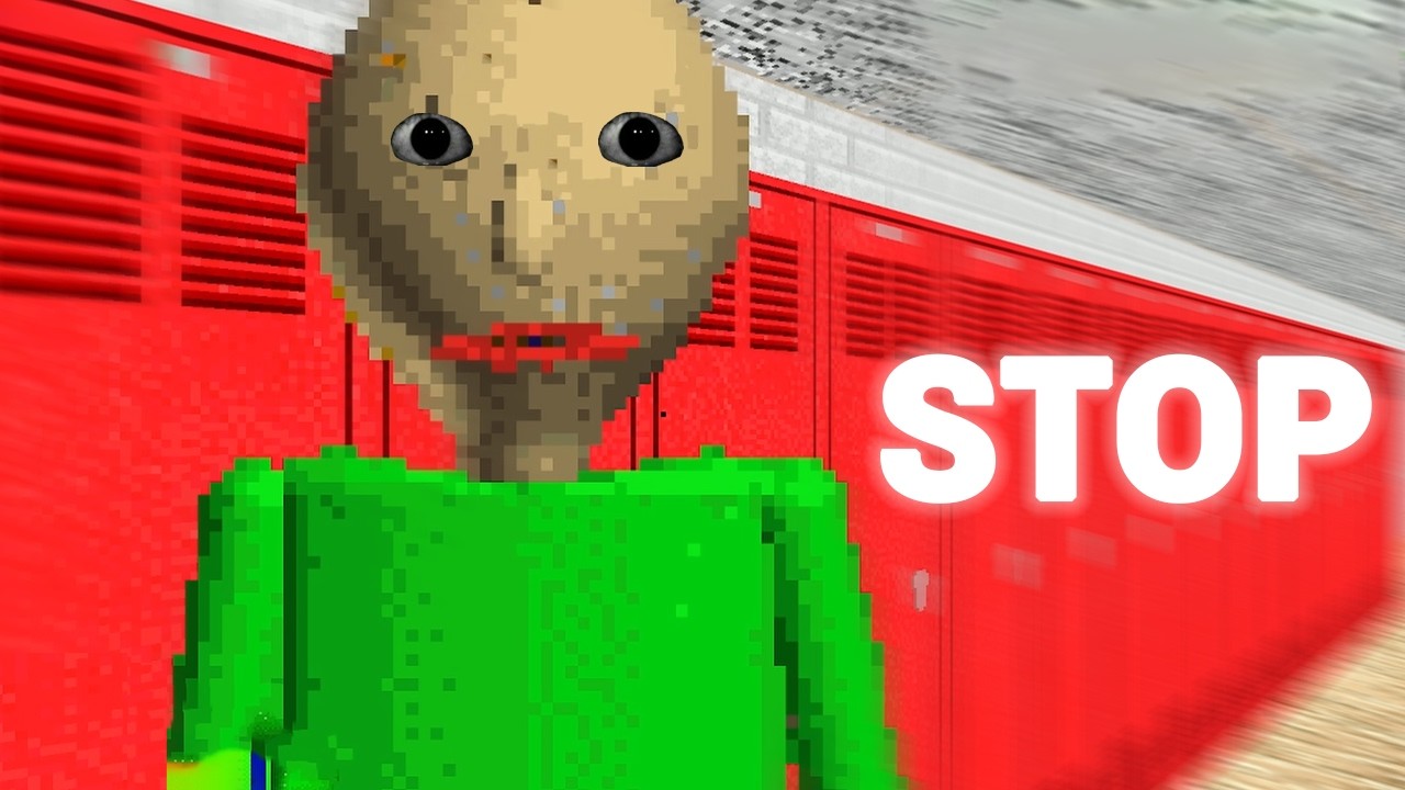NEVER play BALDI'S BASICS PLUS cuz of this...