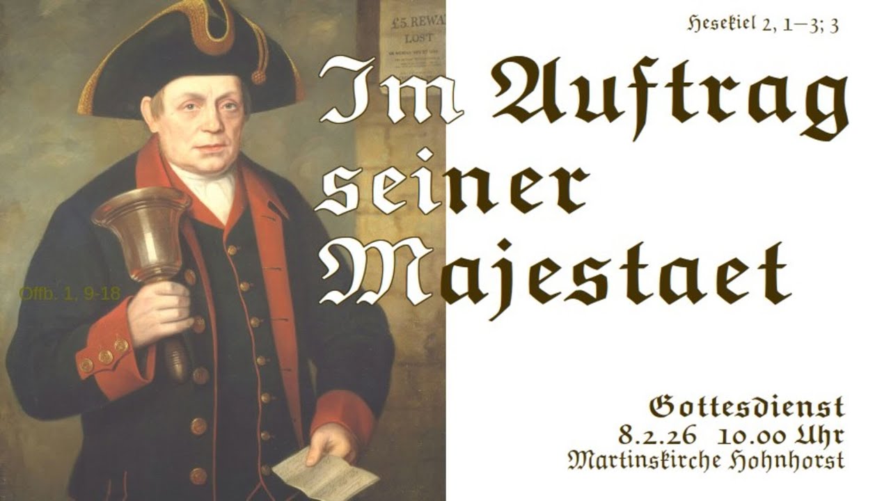 Im Auftrag seiner Majestät | Jürgen Wiegel |Hesekiel 2, 1-3; 3