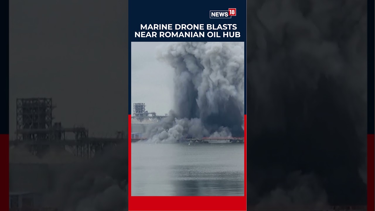 Drone Blast Reported Near Romanian Oil Terminal In Black Sea : A Big Sheet Of Smoke Emerged | N18S