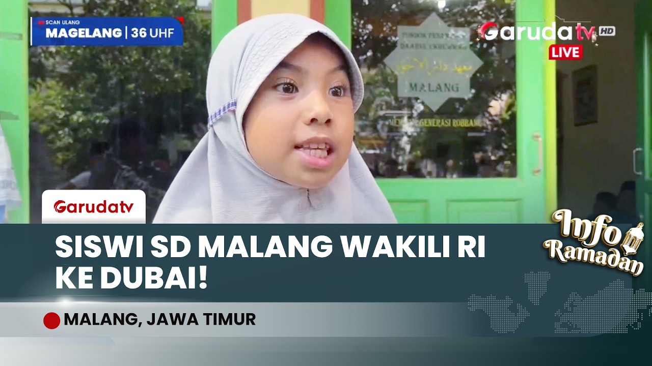 Membanggakan! Siswi SD Asal Malang Wakili Indonesia di Dubai International Holy Quran Award 2026