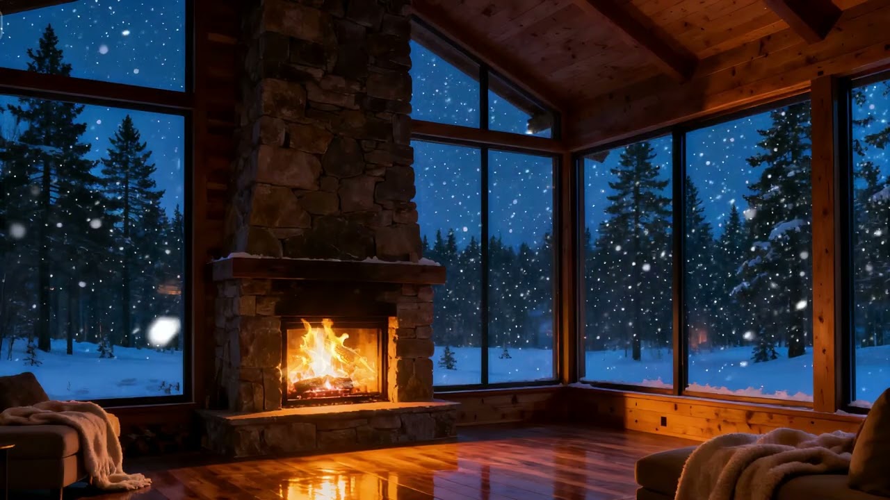 Cozy Winter Night Jazz 🎷 Warm Jazz to Relax New Years