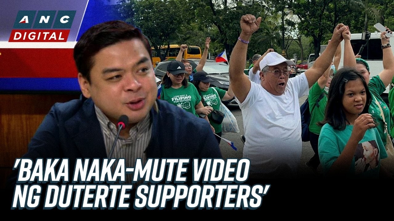 &lsquo;Walang smoking gun?&rsquo;: Ridon hits back, tells Duterte supporters to &lsquo;unmute video&rsquo; | ANC