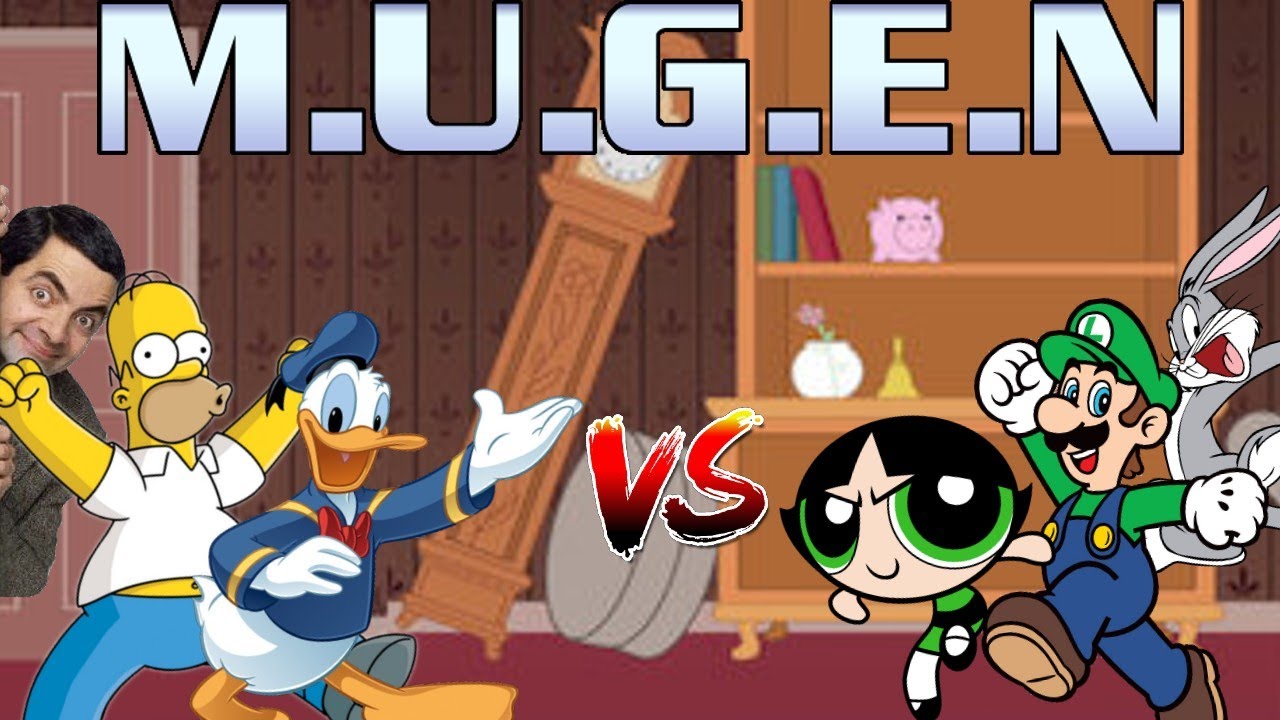 MUGEN Request 30: Donald Duck, Homer Simpson, Mr.Bean vs Buttercup, Luigi, Bugs Bunny
