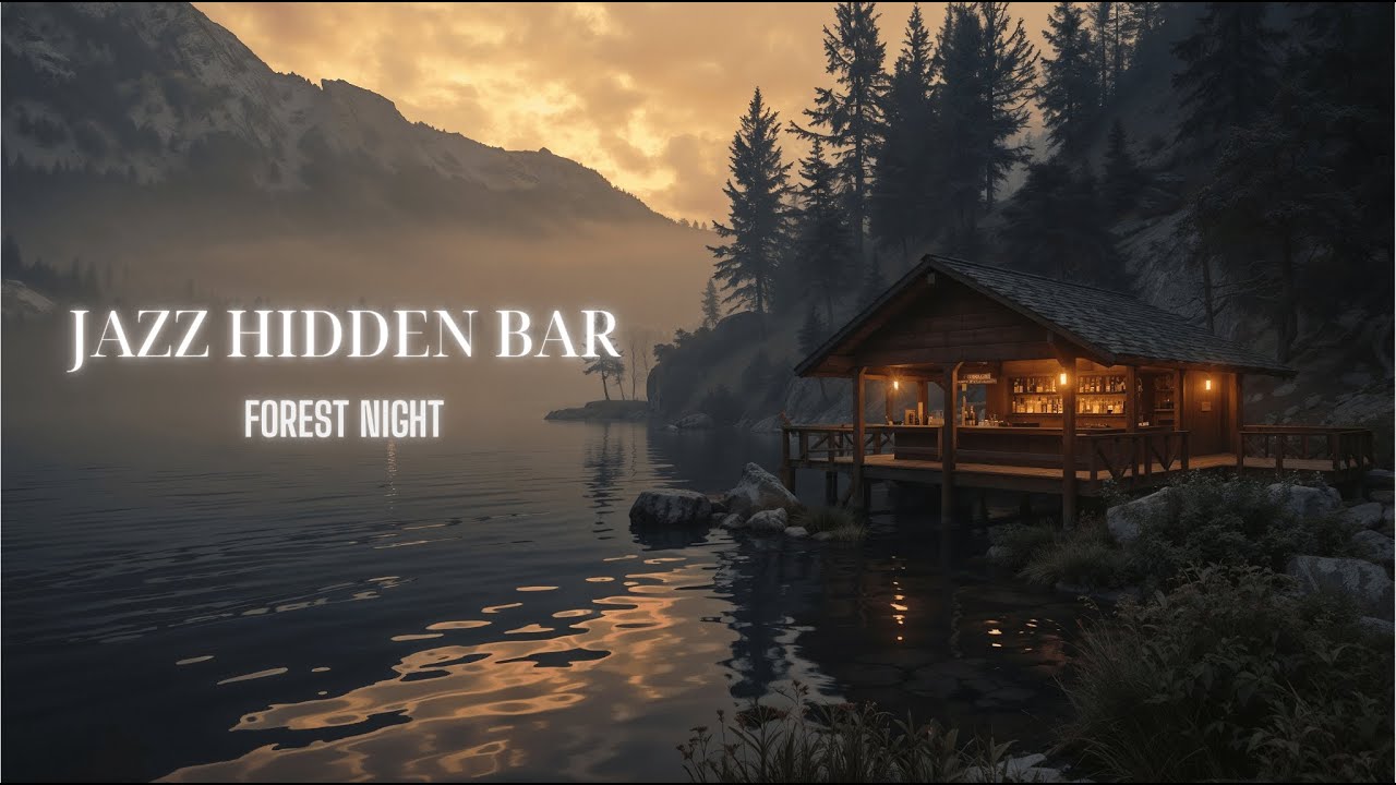 Jazz Hidden Bar ✦ Forest Night 🌲Jazz Music | Smooth Jazz | Relaxing Jazz