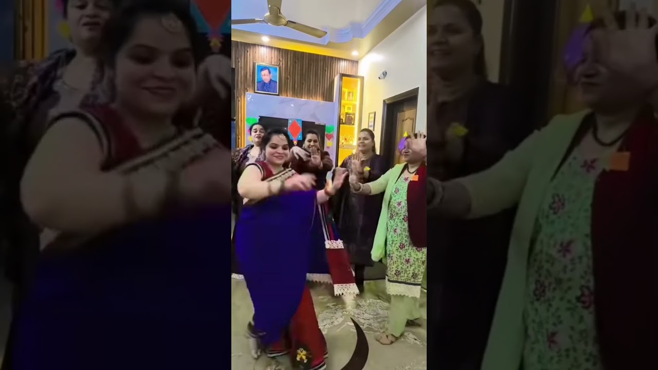 Lohri celebration  with  friends # masti  dance