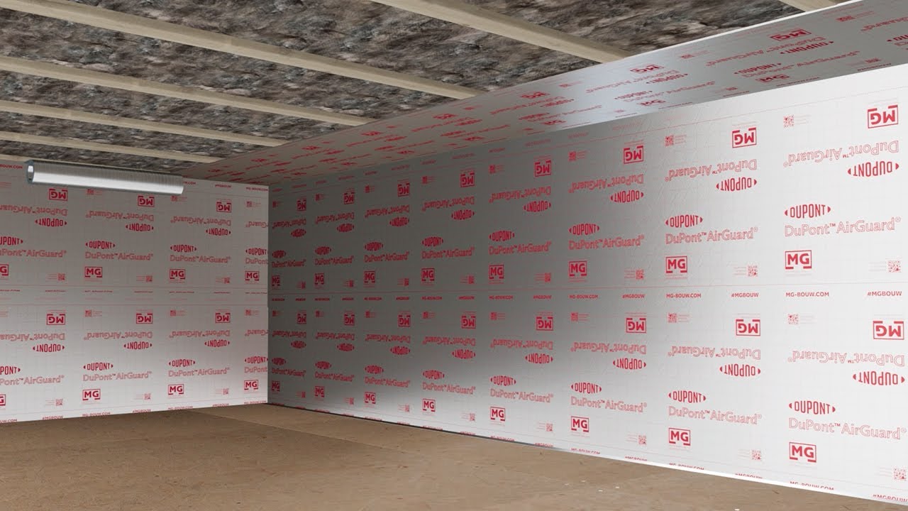 Installatie AirGuard® Reflective (dampdichte waterdichte folie) - Meuwissen Gerritsen