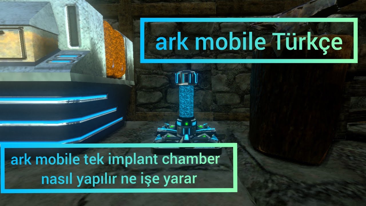 tek implant chamber  ne işe yarar neler ile yapılır | ark mobile Türkçe