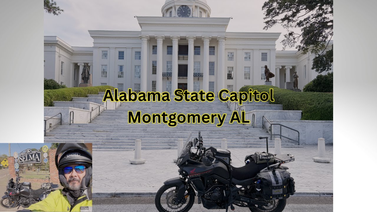 Montgomery State Capitol | Selma | Honda Transalp