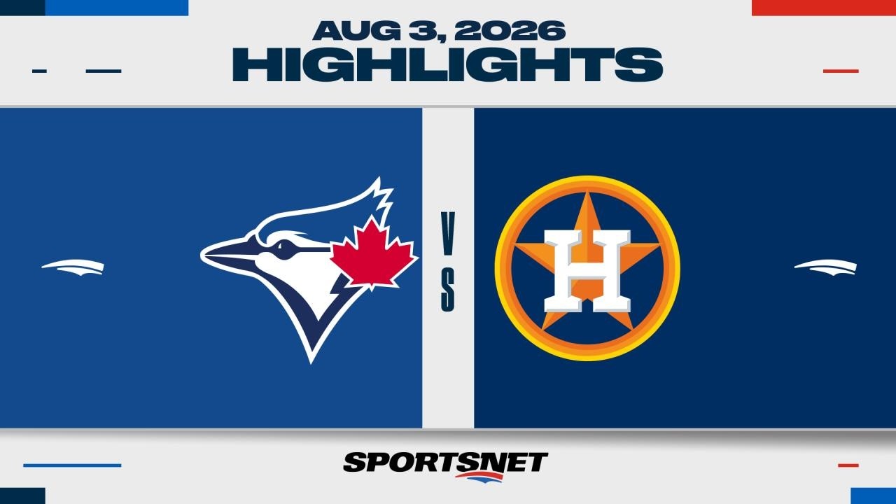 MLB Highlights | Blue Jays vs. Astros - August 3, 2026