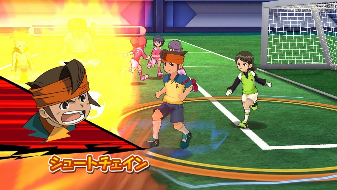 Inazuma Eleven Go Strikers 2013 Raimon Vs Inazuma Girls Wii 1080p (Dolphin/Gameplay)