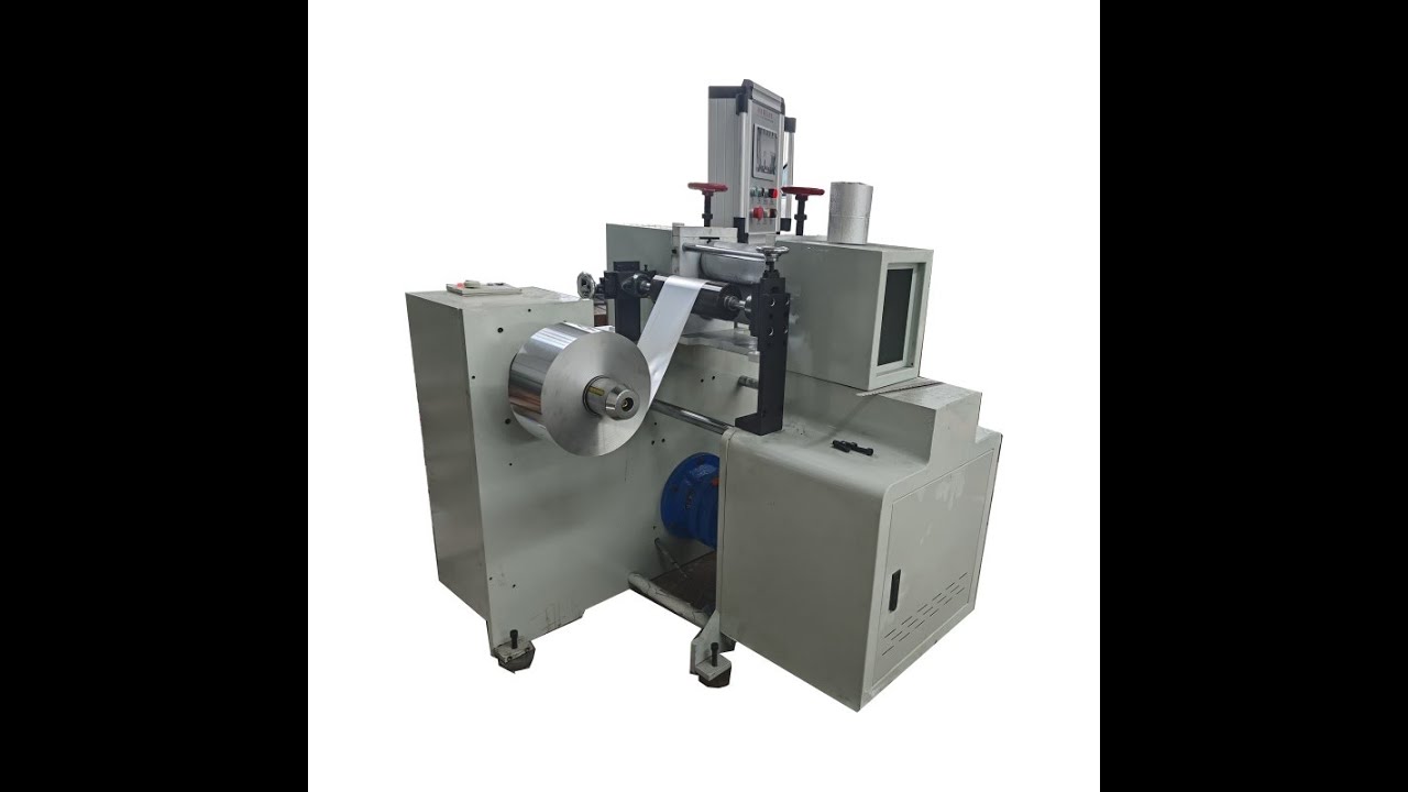 Aluminum foil embossing machine