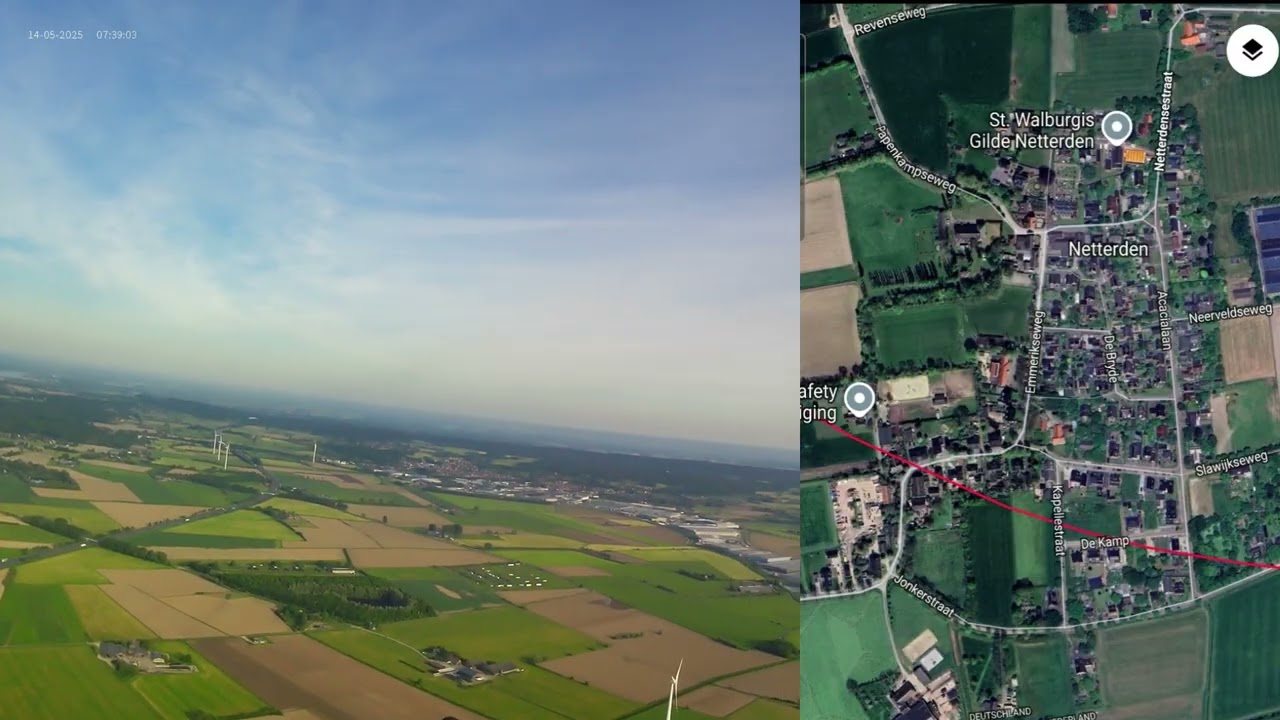 Paramotor flight 11 on 14th May 2025 in my neighberhood.