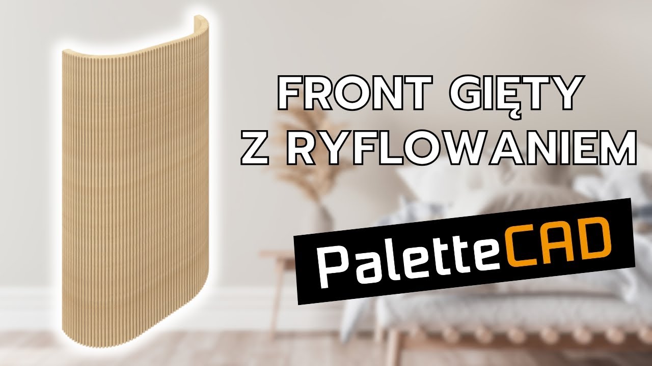 Front gięty z ryflowaniem – PaletteCAD - Program do projektowania