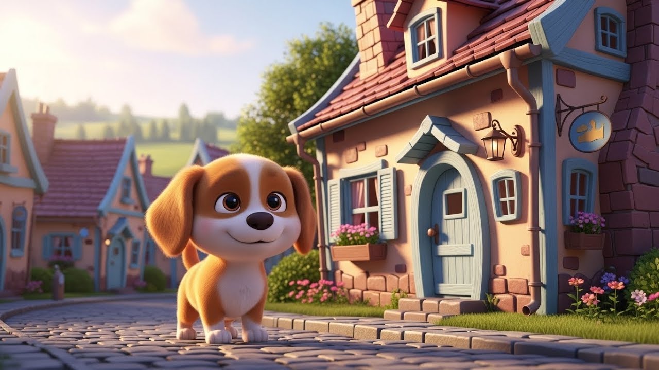 This Little Dog Lives Alone | Sweet Animal Rhyme for Kids | Nursery Rhymes & Songs for Children