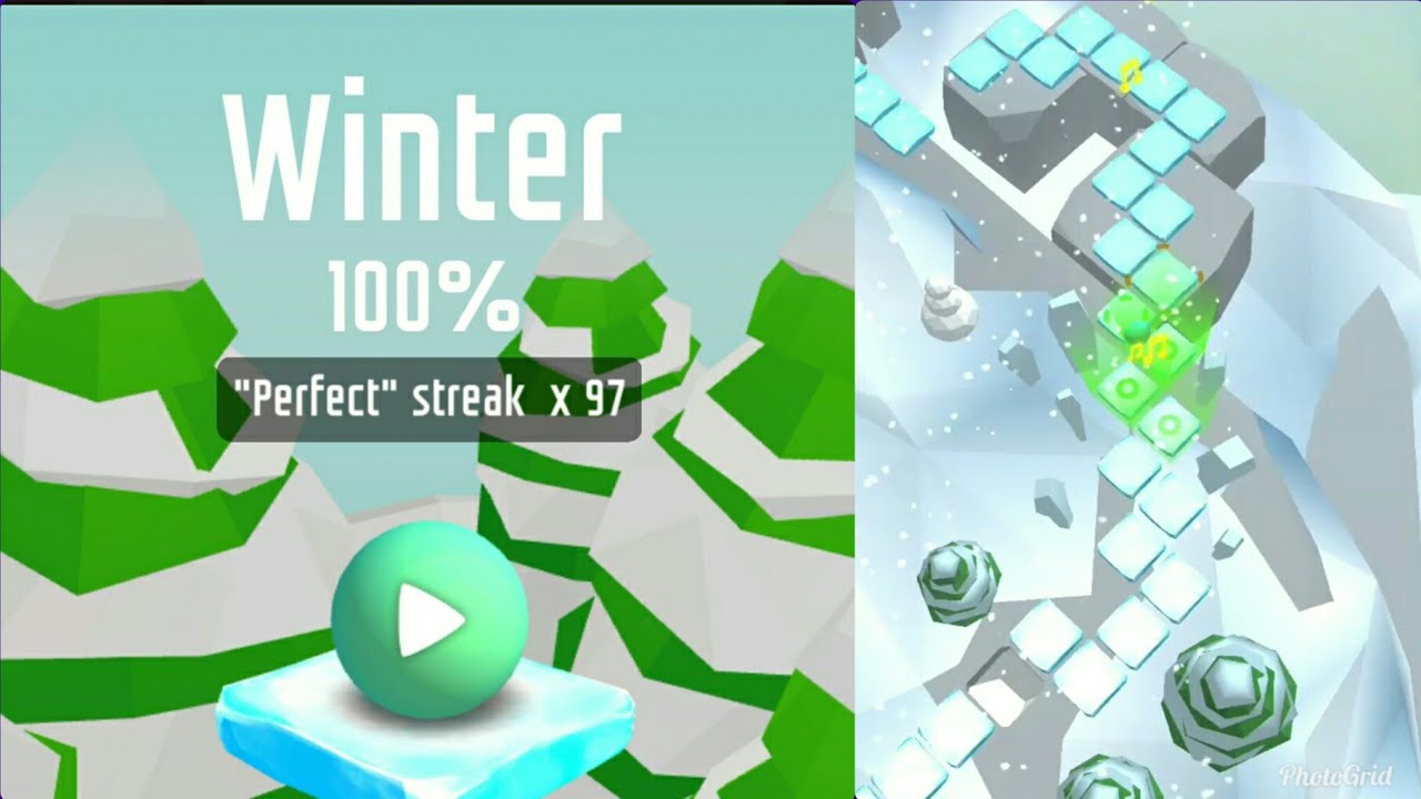 Dancing Ball - Winter (different speeds)