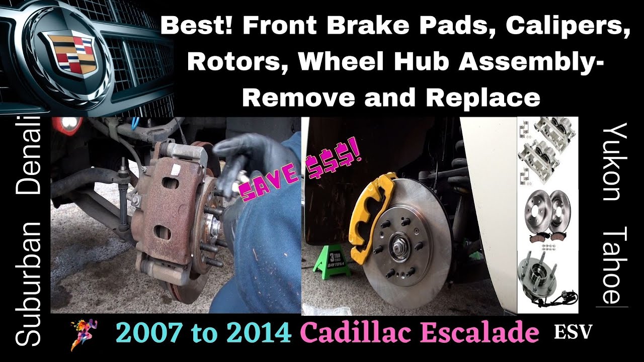 Cadillac Escalade Brake Repair | Front Brake Pads - Calipers - Rotors- Wheel Hubs Assembly
