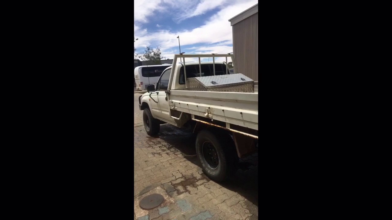 Toyota Hilux LN167R 5L 2 1/2 inch straight pipe exhaust