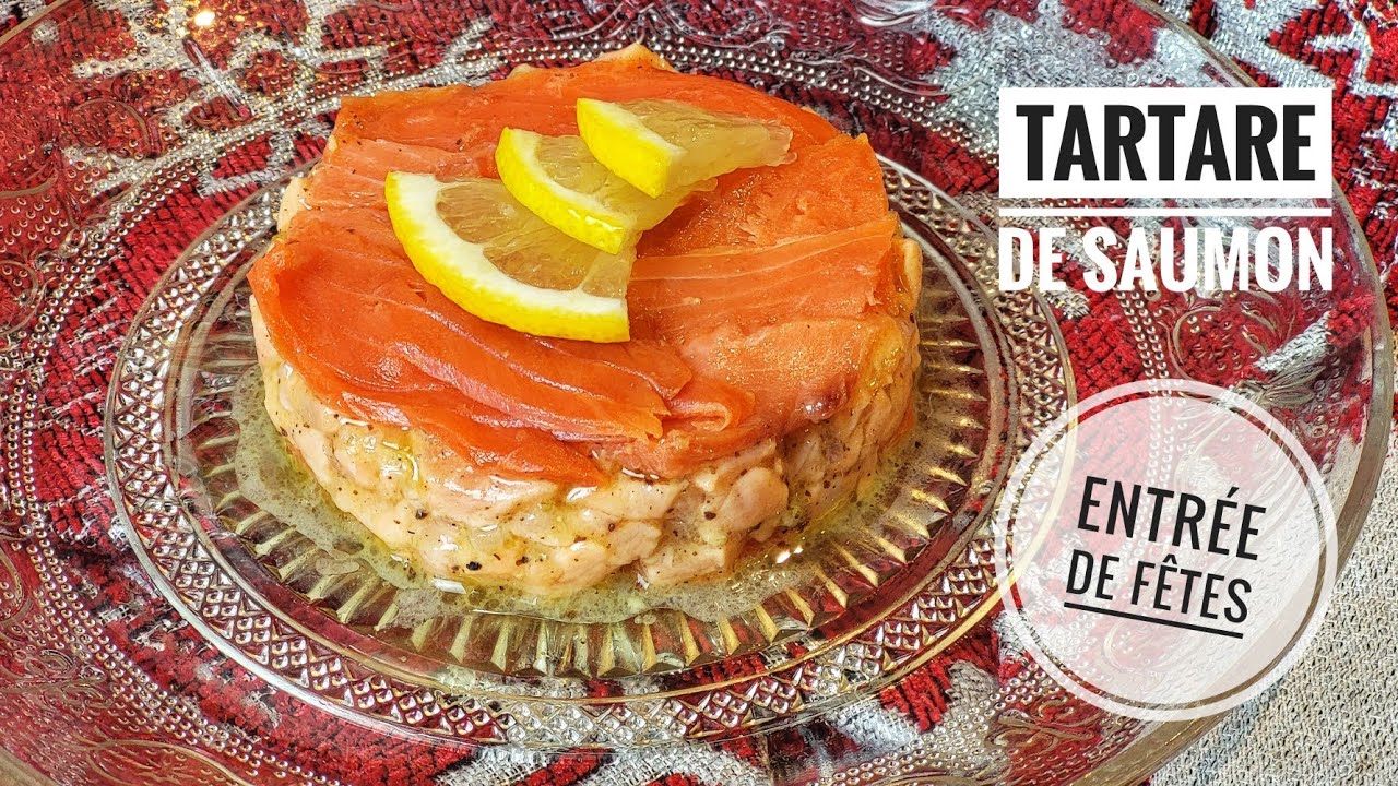 TARTARE AU SAUMON #recette facile et rapide