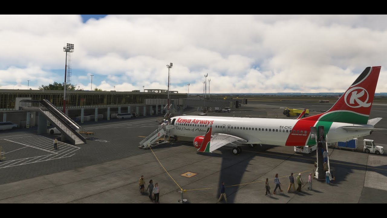 Kenya airways domestic flights (Nairobi - kisumu - mombasa- Nairobi)