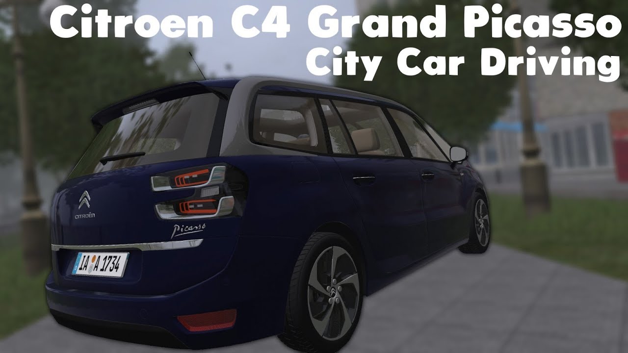 City Car Driving 1.5.6 VR - 2014 Citroen C4 Grand Picasso - Custom Sound - Oculus Rift