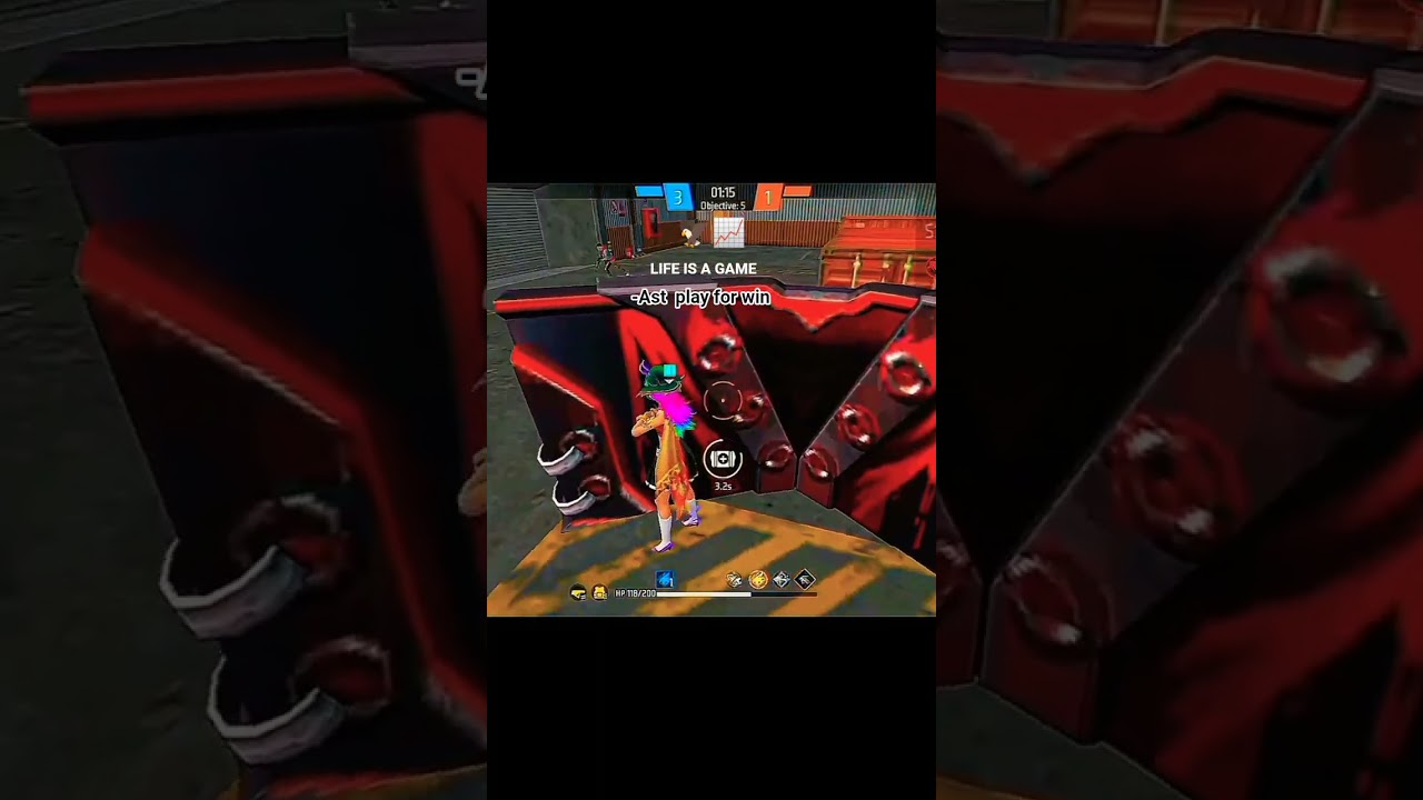 ff game play video. lone  wolf life is a game -Ast play for win  Penal trick app