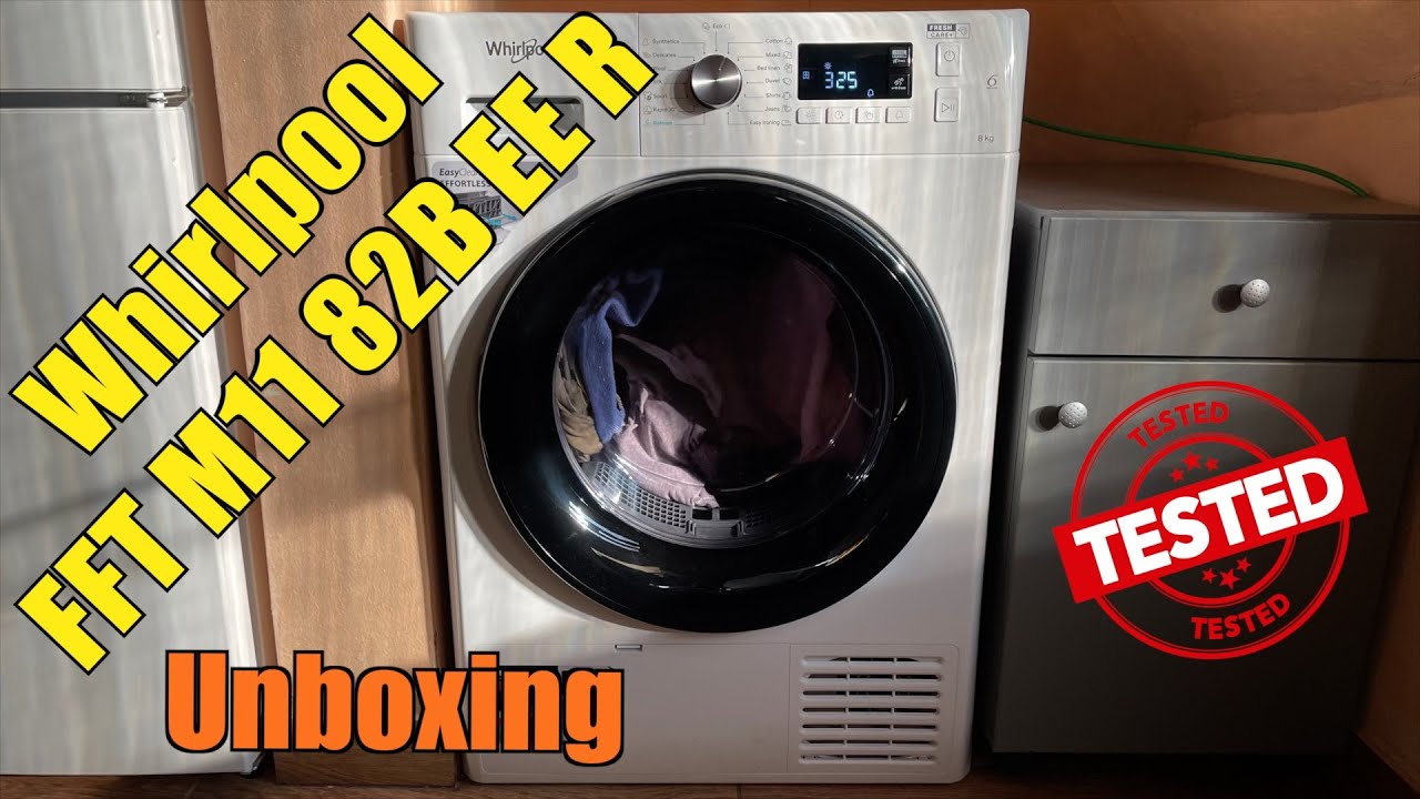 Whirlpool FFT M11 82B EE R hőszivattyús szárítógép bemutató és teszt