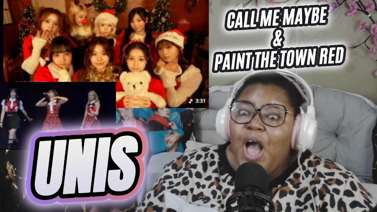 UNIS CALL ME MAYBE AND PAINT THE TOWN RED REACTION
