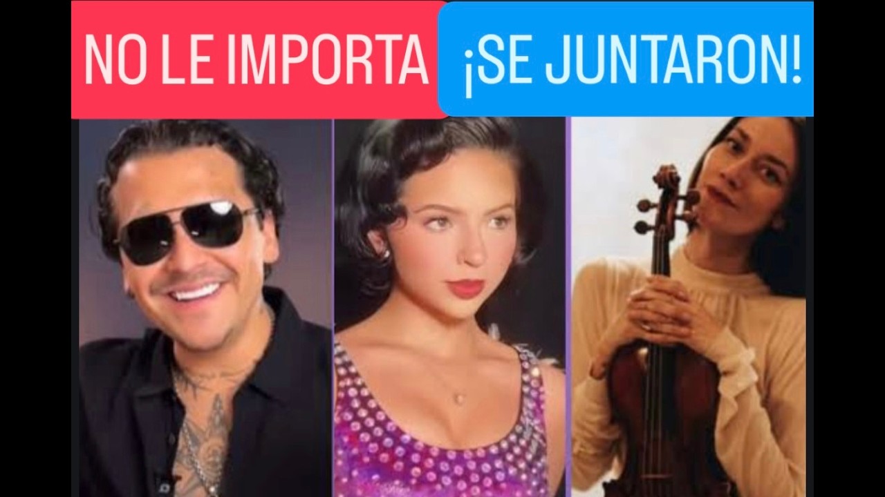 NODAL ¡ NO LE IMPORTÓ Y JUNTÓ A ANGELA Y SU  VIOLINISTA!  VER PARA CREER