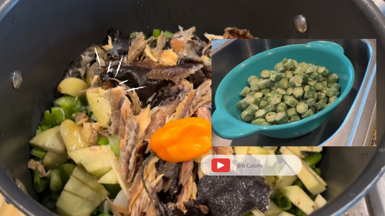 Sauce Gombo au poisson Fumé | sans cube