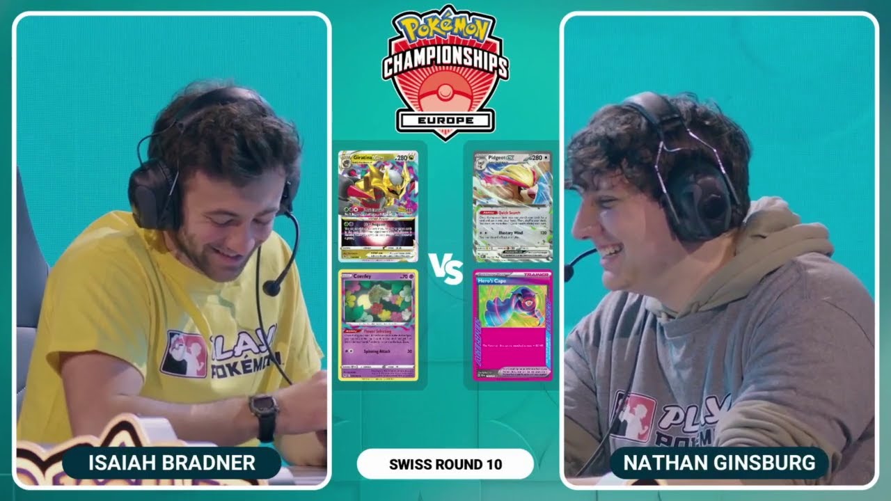 TCG Isaiah Bradner Vs Nathan Ginsburg - 2024 Pokémon Europe International Championships Swiss R11