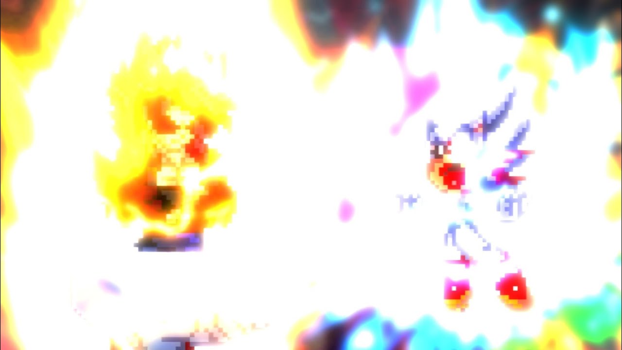 SSJ4 Gogeta V.S Hyper Shadic